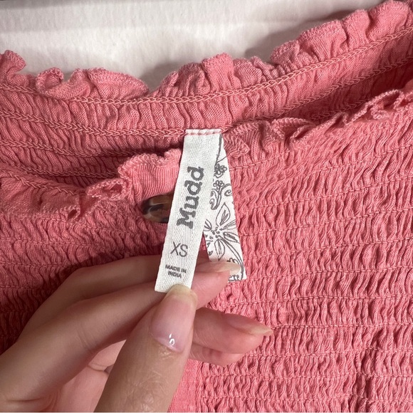 NWT Mudd Dusty Pink Crop Top - Picture 8 of 9